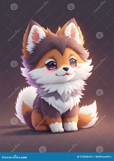 cute anime wolf