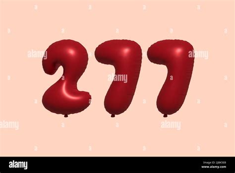 3d number 277 hi-res stock photography and images - Alamy