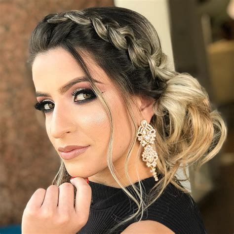 Madrinha Casamento Cabelo - Penteado Para Madrinha De Casamento Cabelo Médio - RETOEDU