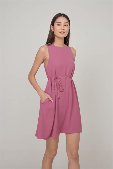 Fayth • Maelle Pocket Sash Swing Dress