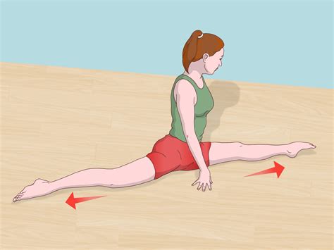 straddle split  pictures wikihow
