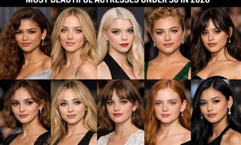 The Most Beautiful Actresses In Hollywood
