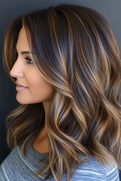 highlights brown hair ideas brown hair  blonde highlights
