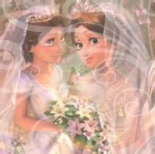 Wedding Dress - Rapunzel and Flynn Icon (31600778) - Fanpop