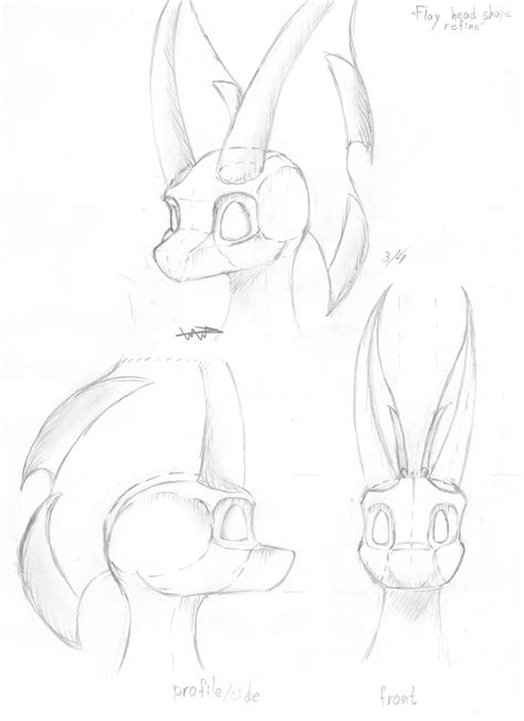 Flay head refine sketch by WingedWilly on DeviantArt