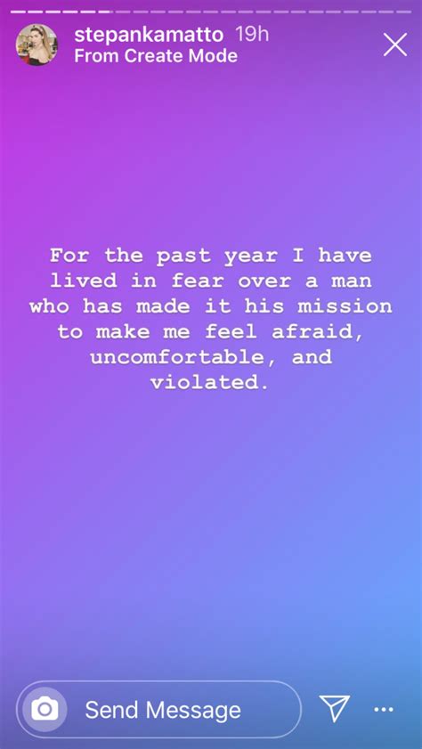 Stephanie Matto files second police report against her stalker, says