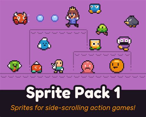 Sprite Pack 1 by GrafxKid