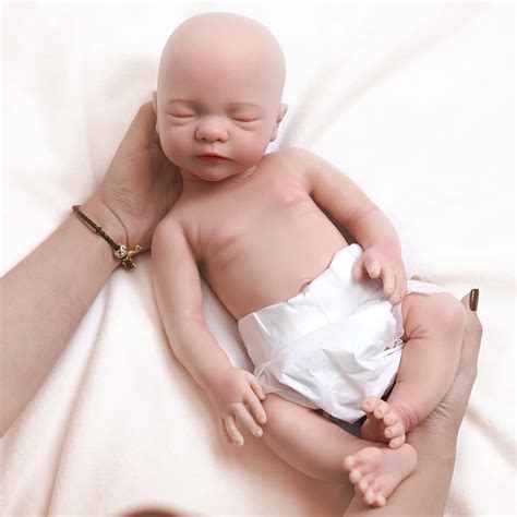 Amazon.com: BABESIDE Lifelike Reborn Baby Dolls - 18-in Full Platinum ...