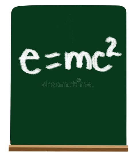Blackboard e=mc2 stock illustration. Illustration of school - 15183383