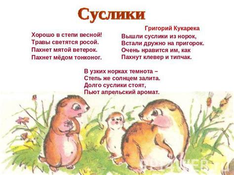 Презентация "Суслики" - скачать презентации по Экологии