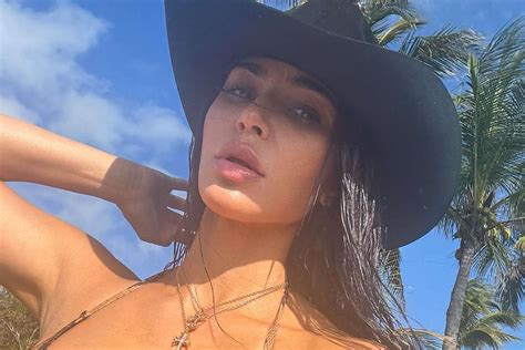 Kim Kardashian Puts a Cowgirl Spin on Her Bikini Look