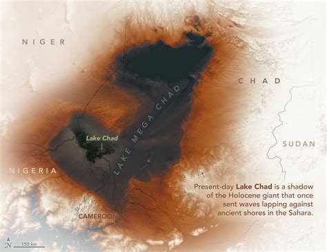 Lake Mega Chad: The giant African lake from 7,000 years ago dwarfed the