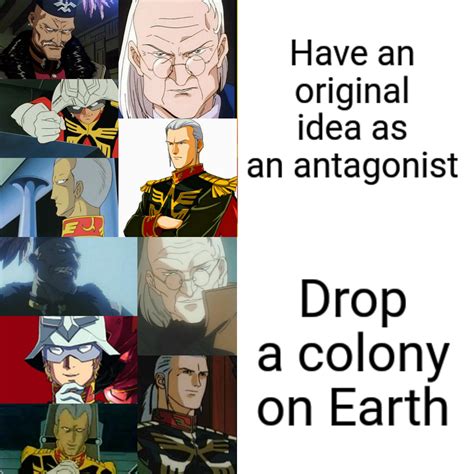 Hmm, new idea...or another colony drop... Decisions... : r/Gundam