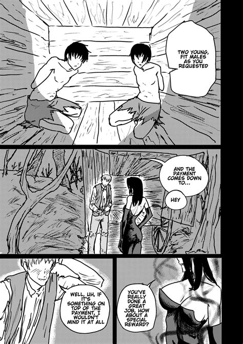 {comic} The Man-eating Witch Part 1 [F/m][unbirth][oral][unwilling ...