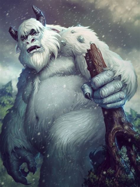 Concept Art by Jon Neimeister | Monster artwork, Yeti, Concept art