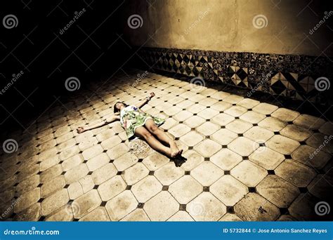 Crucified woman stock photo. Image of dark, crucifix, easter - 5732844