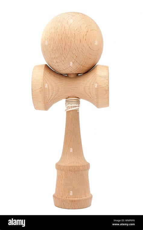 Kendama isolated on white background. Kendama is an antique traditional ...