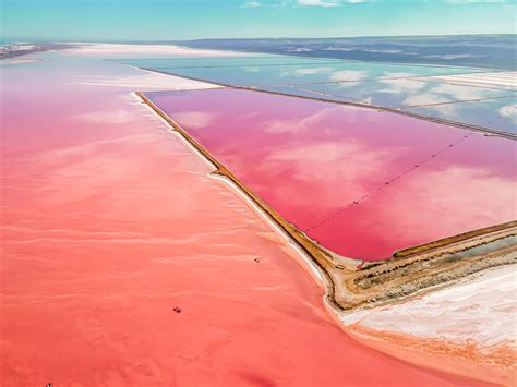 This stunning pink lake in Australia is all natural