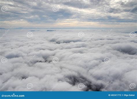cloud layer   top stock photo image  flying