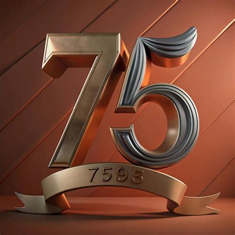 Refined 75th Anniversary Badge Design for Posters and Packaging ...