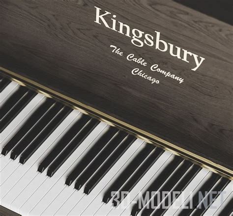 3D модель – Пианино Kingsbury