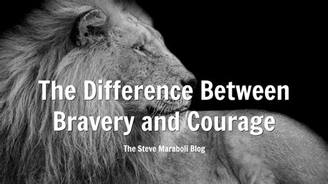 bravery courage - Steve Maraboli