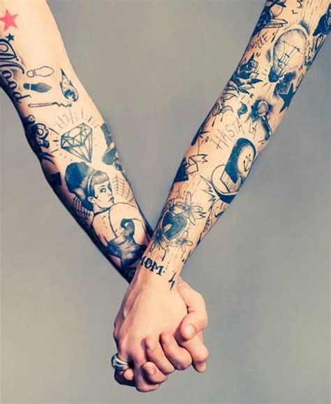 130 Tatuajes para novios muy enamorados (Con el significado)