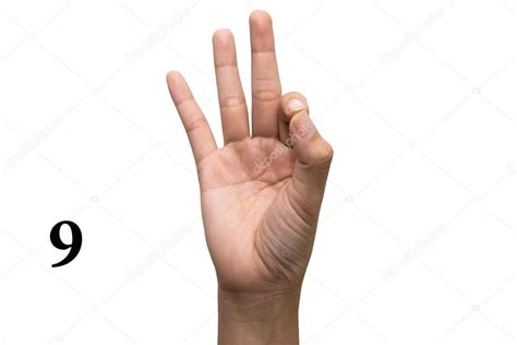 Nine In Sign Language