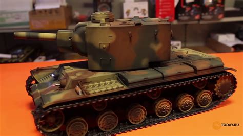Распаковка танка Torro Russia КВ-2 (пневматическая пушка) [rc-today.ru ...