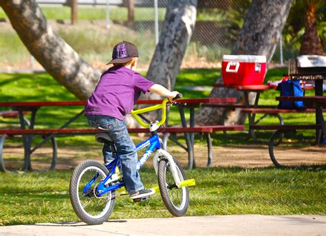 Riding bike - Santee Lakes