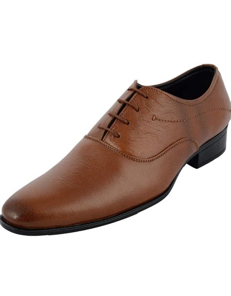 Plain Design Brown Colour Formal Shoes for Men.