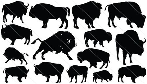 bison silhouette clipart 10 free Cliparts | Download images on ...