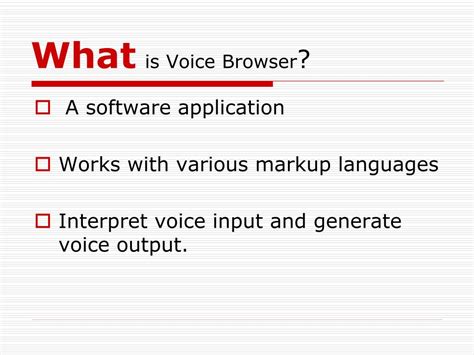 voice browser powerpoint    id