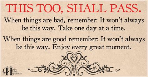 This Too Shall Pass - ø Eminently Quotable - Quotes - Funny Sayings