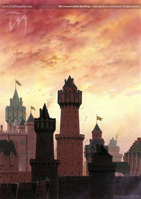 towers   red   ted nasmith rimaginarycastles