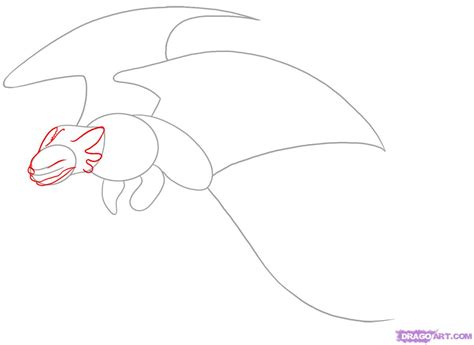 Night Fury Drawing at PaintingValley.com | Explore collection of Night ...