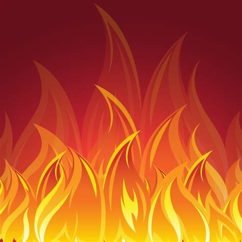Fire Background Drawing
