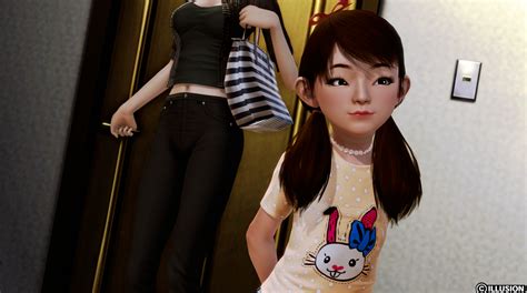 The Big ImageBoard (TBIB) - 2girls 3d age difference artist request
