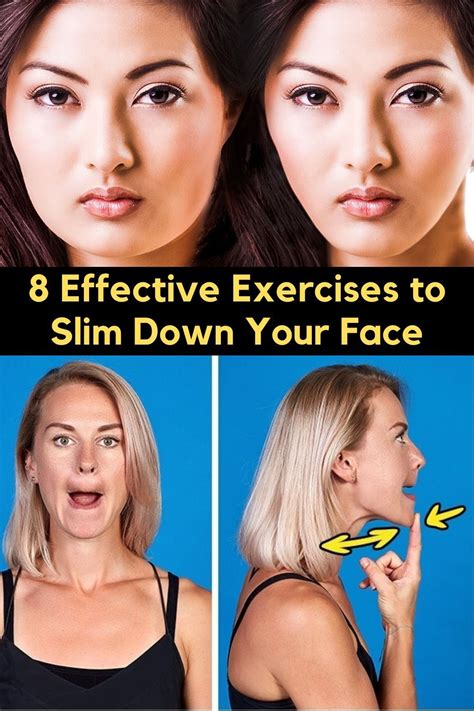 How To Slim Down Your Face Exercises - belive to me
