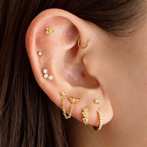 Minimalist ear piercing ideas | Pinterest