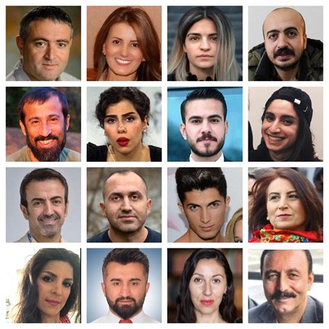 Collages of Kurds / Kurdish faces . (more than 800 faces) - Italic Roots