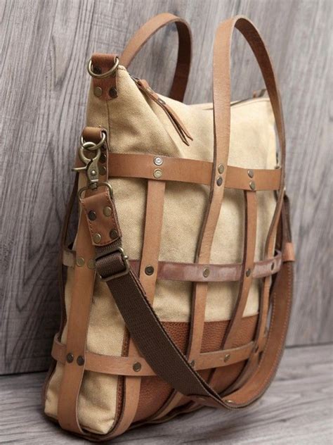 Сумка-трансформер | Leather handbags, Diy leather bag, Canvas leather bag