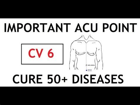 important acupressure point cv  location cure  diseases youtube