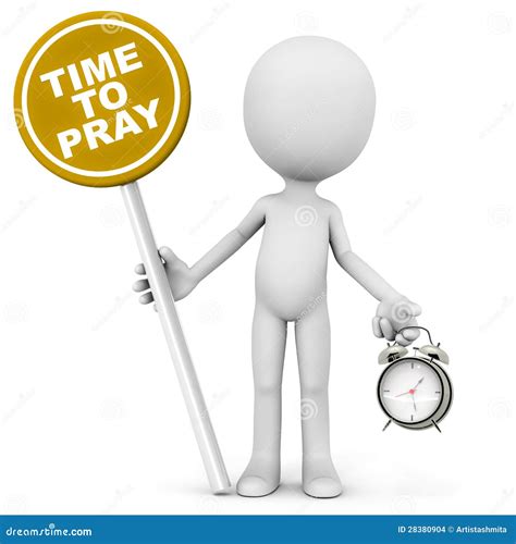 time  pray stock illustration illustration  minute