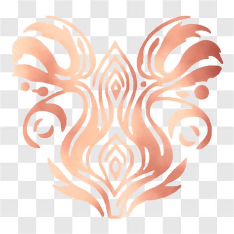 Download Copper-Colored Ornate Logo for Promotional Use PNGs Online