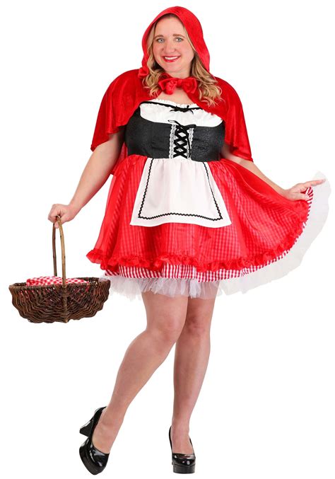 Plus Size Women's Sexy Little Riding Hood Costume | Storybook Costumes