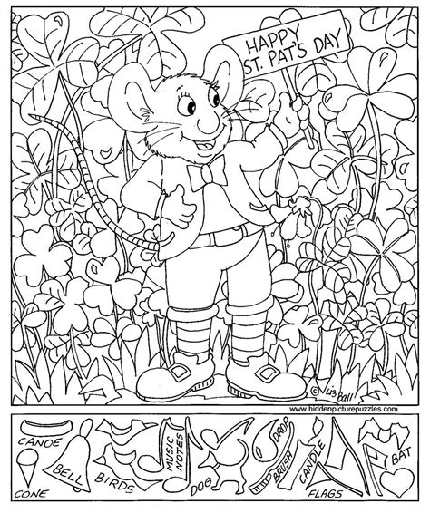 8 best images of hidden pictures printables