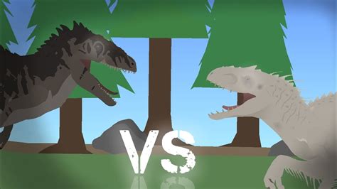 giganotosaurus vs indominus rex - YouTube
