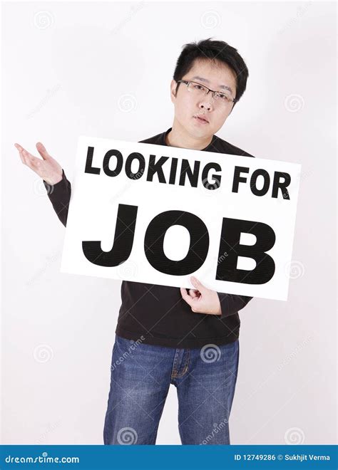 Looking for job stock photo. Image of shoulder, worker - 12749286