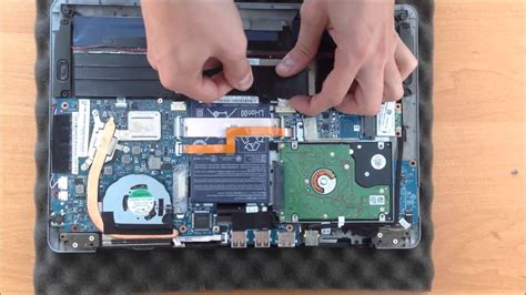 Замена шлейфа экрана в ноутбуке Acer Aspire S3 - YouTube